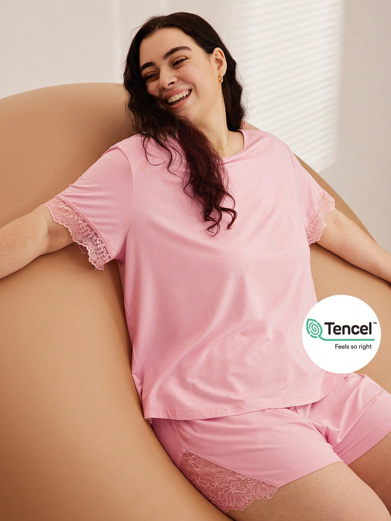 Plus Super Soft TENCEL™ Modal Relax Short Pajama Set