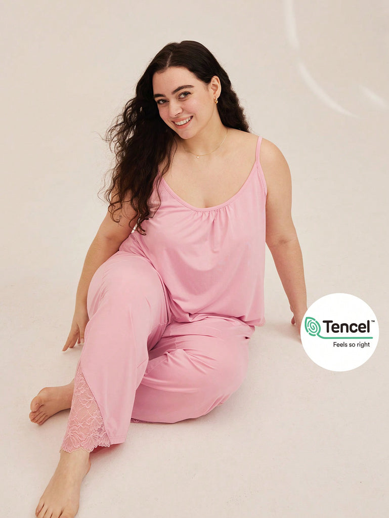 Plus Super Soft TENCEL™ Modal Cami & Panty Pajama Set