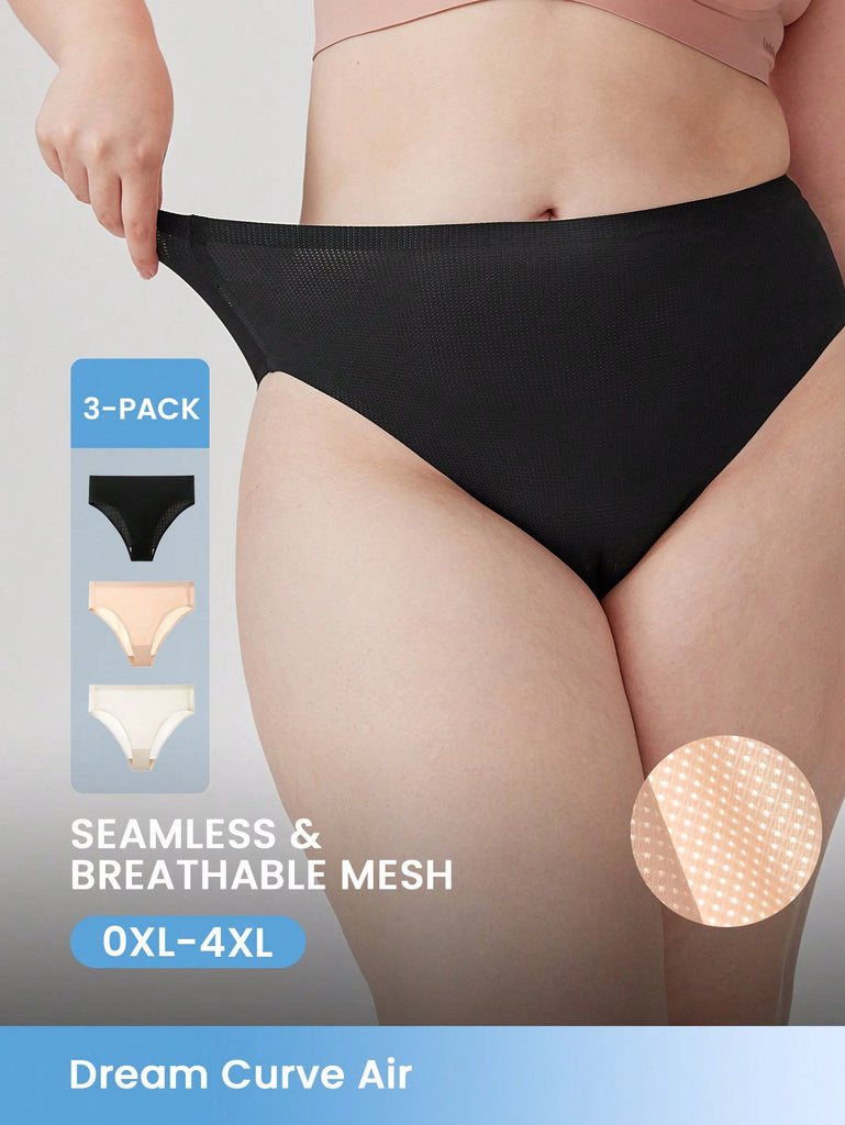 Plus 3-Pack Smoothing High-Waist Cheeky
