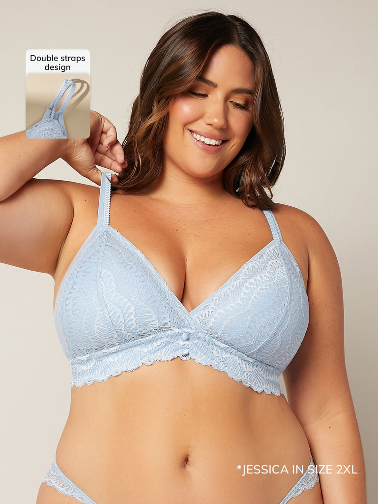 Plus Laced With Luv Supportive Bralette sans fil